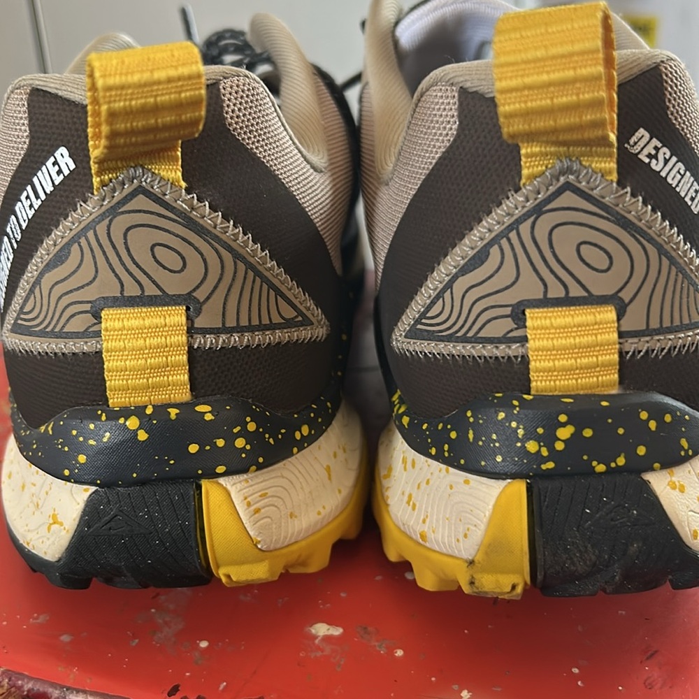 Nike Tan and Black Athletic Shoes with Rugged Design - Picture 2 of 3